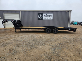 New 2026-Iron-Bull-Trailers-102”x28’-HD-Gooseneck-I-Beam-Equipment-Trailer-Black-1906954