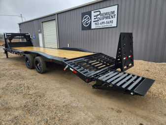 New 2026-Iron-Bull-Trailers-102”x28’-HD-Gooseneck-I-Beam-Equipment-Trailer-Black-1906954