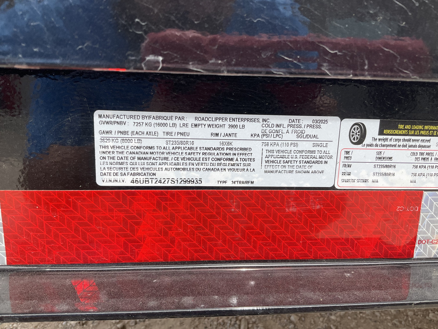 New 2025 Diamond C 82"x24' BP Baseline HD Tilt - HTL208