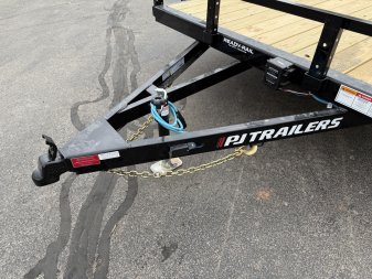 New 2025 PJ 83"x16' Tandem Axle Utility Trailer - UL