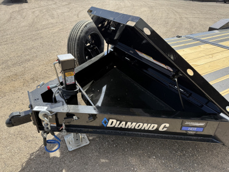 New 2025 Diamond C 82"x22' BP Hydraulically Dampened Tilt - HDT210 Pacesetter Edition