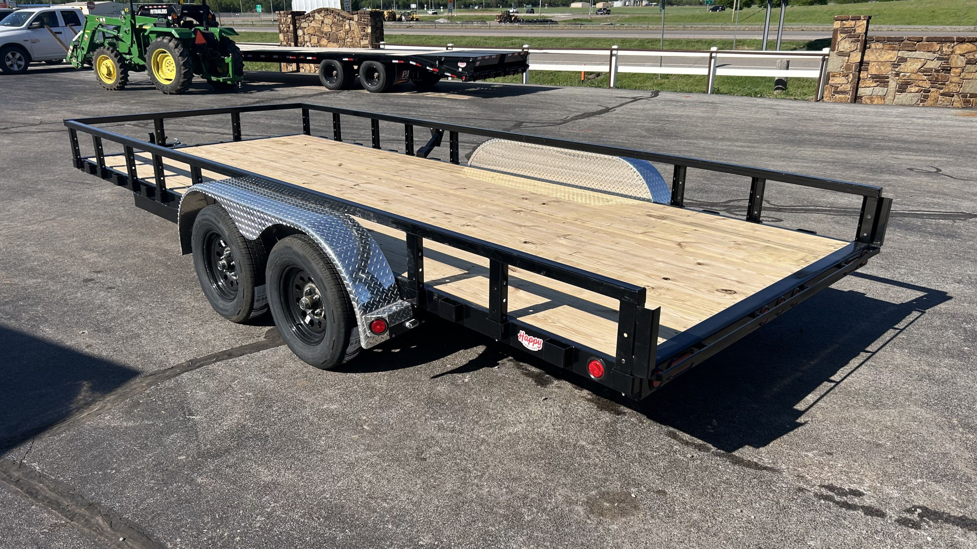 New 2025 PJ 83"x18' Tandem Axle Utility Trailer - UL