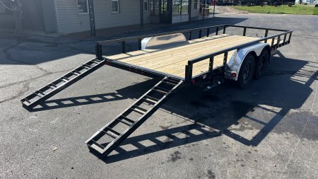 New 2025 PJ 83"x18' Tandem Axle Utility Trailer - UL