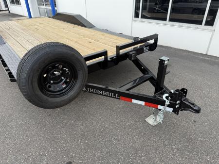 New 102x20 (17+3) 10K WIDE BODY EQUIPMENT TRAILER - BLACK