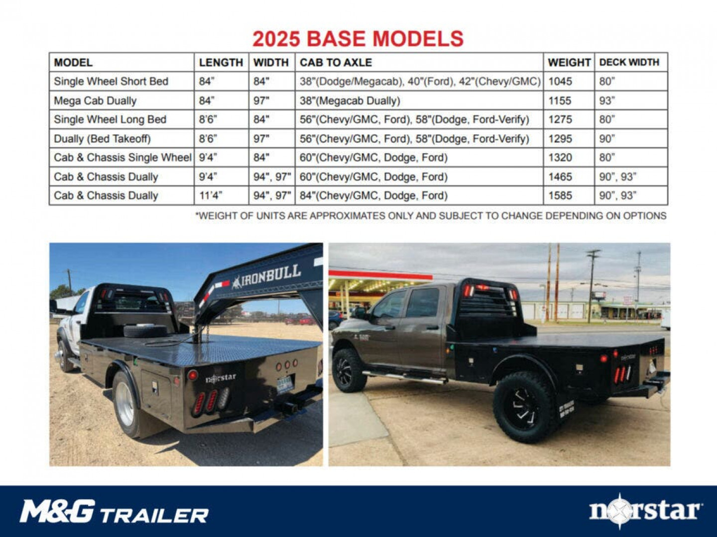 New 9'4" L X 97" W SKIRTED DIAMOND PLATE FLAT BED