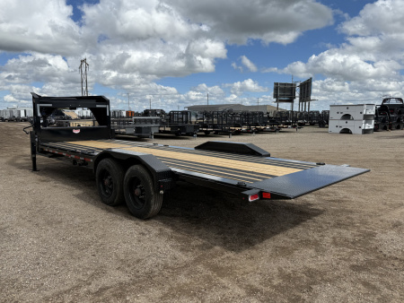 New 2025 Diamond C 82"x24' GN Hydraulically Dampened Tilt - HDT-GN210 Pacesetter Edition