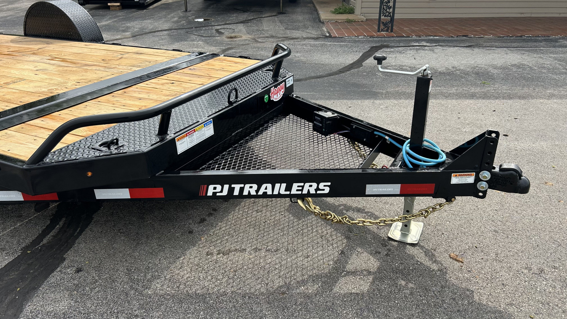 New 2025 PJ 81"x16' BP 5" Channel Single Axle HD Tilt - T1