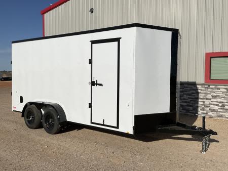 Used 2025 Compass 8.5x16' Enclosed Cargo Trailer - Jasper Auto