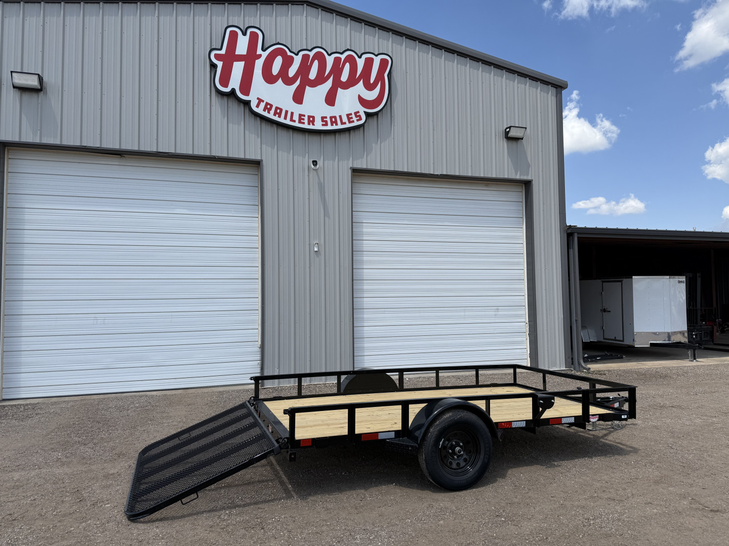 New 2025 X-On 77"x12' Single Axle Utility Trailer - U2