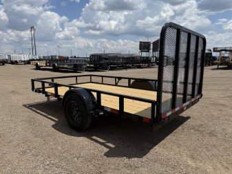 New 2025 X-On 77"x12' Single Axle Utility Trailer - U2