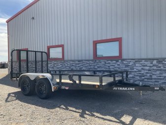 2026 PJ 83"x14' Tandem Axle Utility Trailer - UL