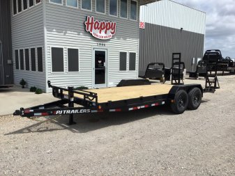 2025 PJ 83''x20' BP 6" Channel Equipment Trailer - CC