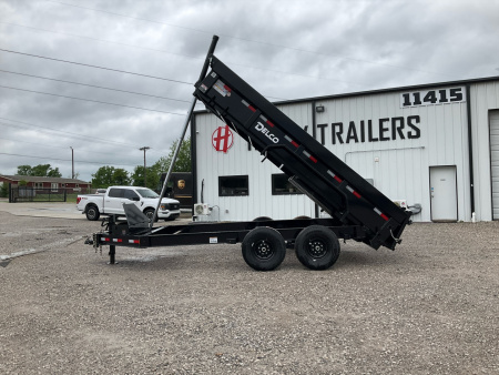 2025 Delco 83"x14' BP Telescoping Dump w/ 2' Sides – D5