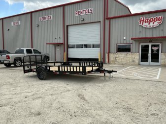2025 X-On 77"x14' Single Axle Utility Trailer - U2