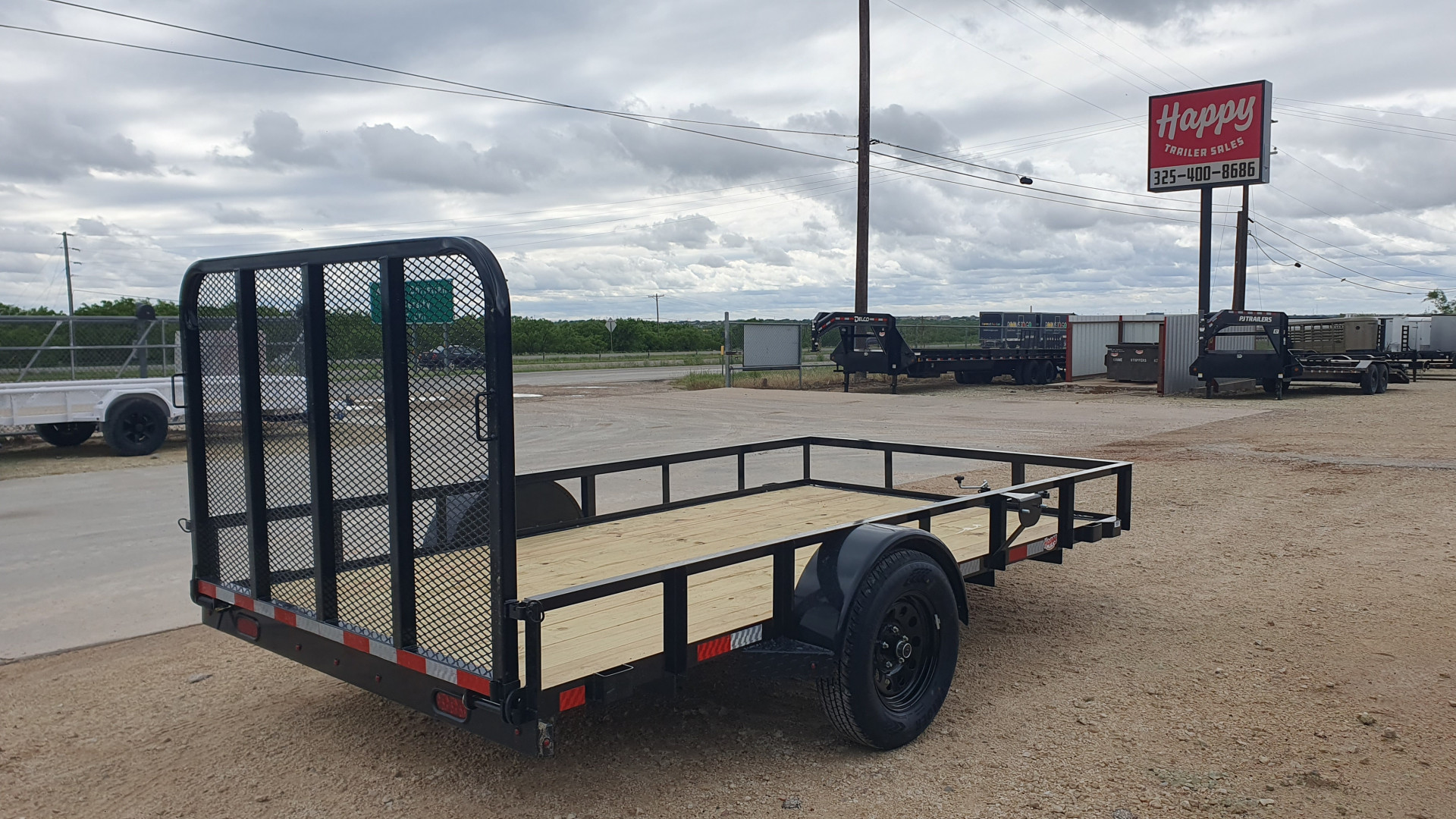 New 2025 X-On 77"x12' Single Axle Utility Trailer - U2