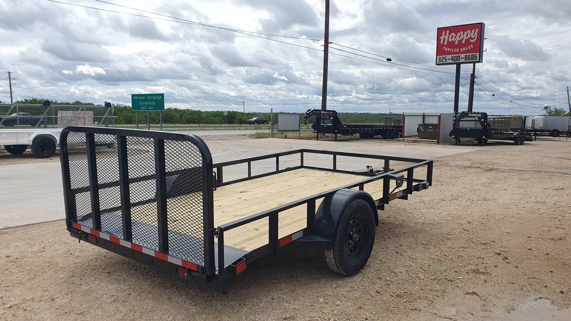 New 2025 X-On 77"x12' Single Axle Utility Trailer - U2