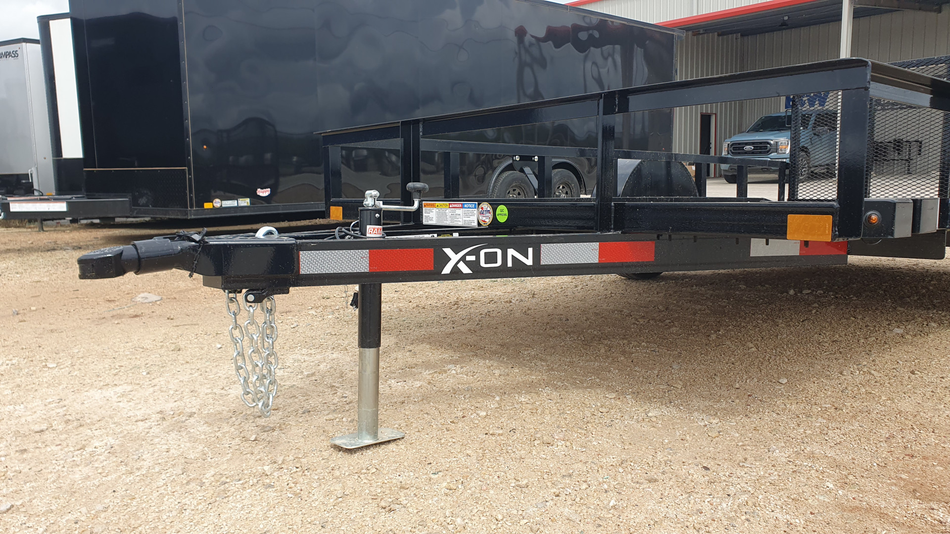 New 2025 X-On 77"x12' Single Axle Utility Trailer - U2