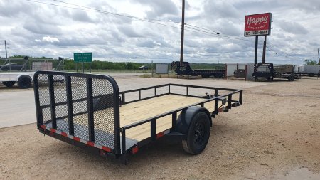 New 2025 X-On 77"x12' Single Axle Utility Trailer - U2