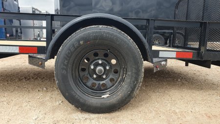 New 2025 X-On 77"x12' Single Axle Utility Trailer - U2