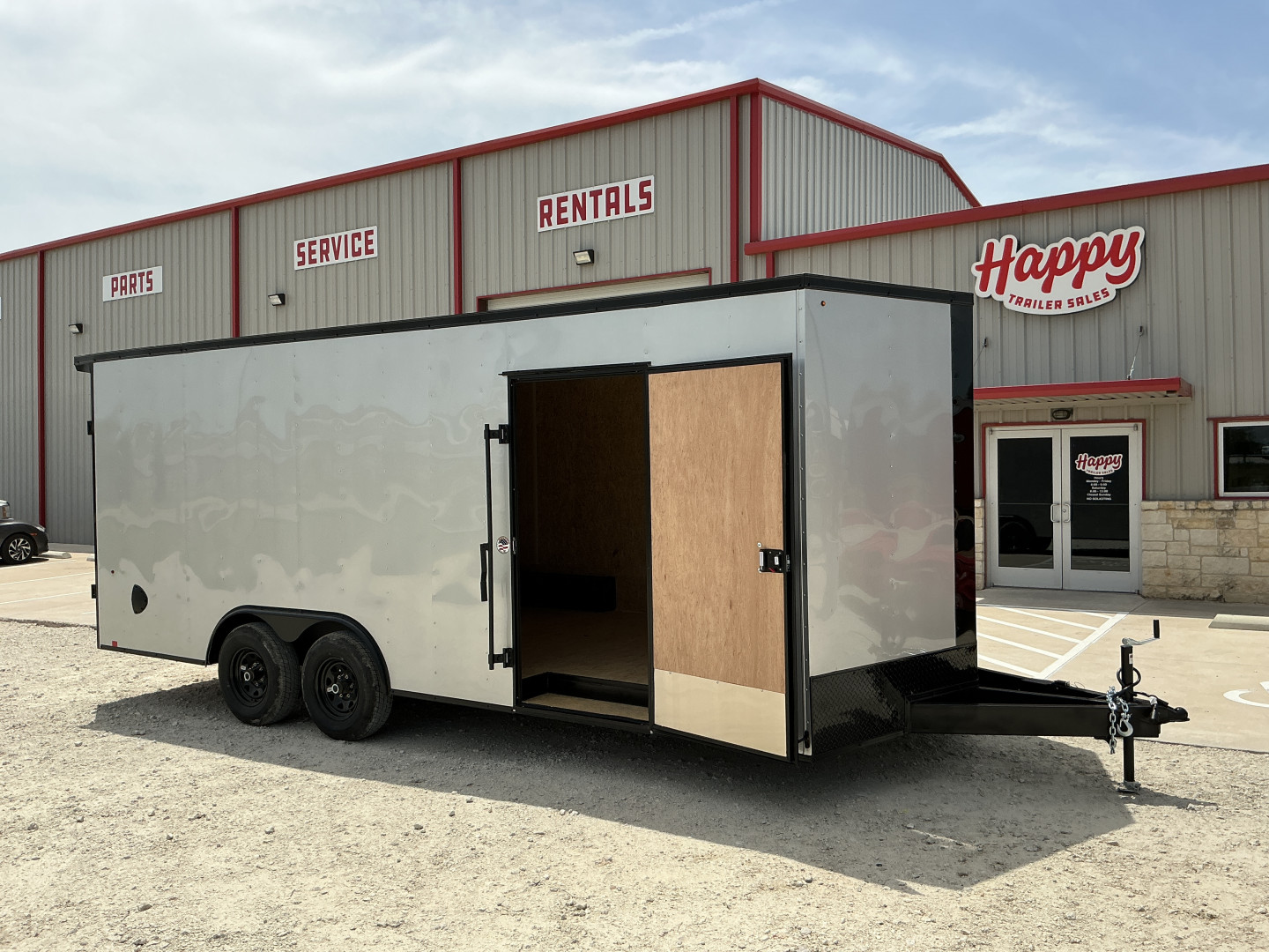 New 2025 Compass 8.5x20' Enclosed Cargo Trailer - Indigo DLX