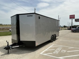 New 2025 Compass 8.5x20' Enclosed Cargo Trailer - Indigo DLX