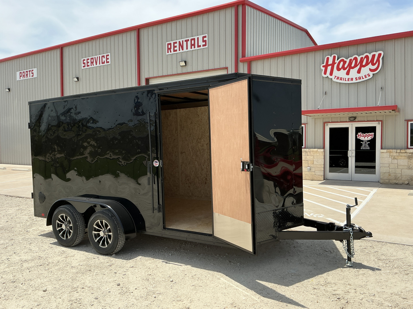 New 2025 Compass 7'x14' Enclosed Cargo Trailer - Indigo DLX