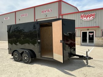 New 2025 Compass 7'x14' Enclosed Cargo Trailer - Indigo DLX