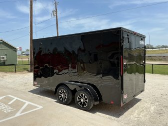 New 2025 Compass 7'x14' Enclosed Cargo Trailer - Indigo DLX