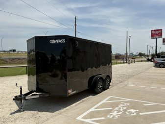 New 2025 Compass 7'x14' Enclosed Cargo Trailer - Indigo DLX