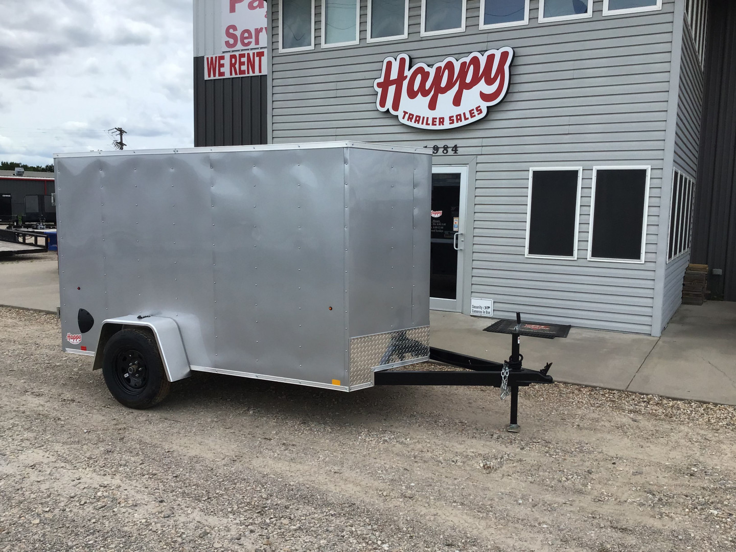 New 2025 Compass 5'x10' Enclosed Cargo Trailer - Indigo DLX