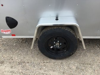 New 2025 Compass 5'x10' Enclosed Cargo Trailer - Indigo DLX