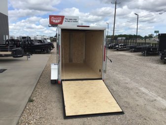 New 2025 Compass 5'x10' Enclosed Cargo Trailer - Indigo DLX