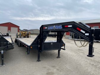 Used 2021 Load Trail HYD DOVE GOOSENECK Flatbed Trailer