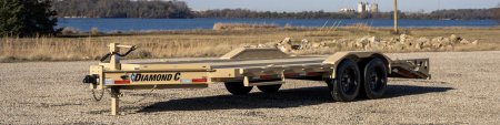New 2024 DIAMOND C TRAILERS LPX210 24' Equipment Trailer