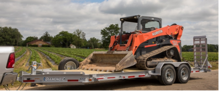 New 2024 DIAMOND C TRAILERS LPX210 24' Equipment Trailer