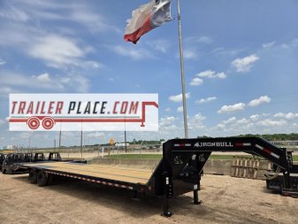 New 2026 IRON BULL 102 X40' 23.9K FLATBED W/DOVETAIL & RAMPS