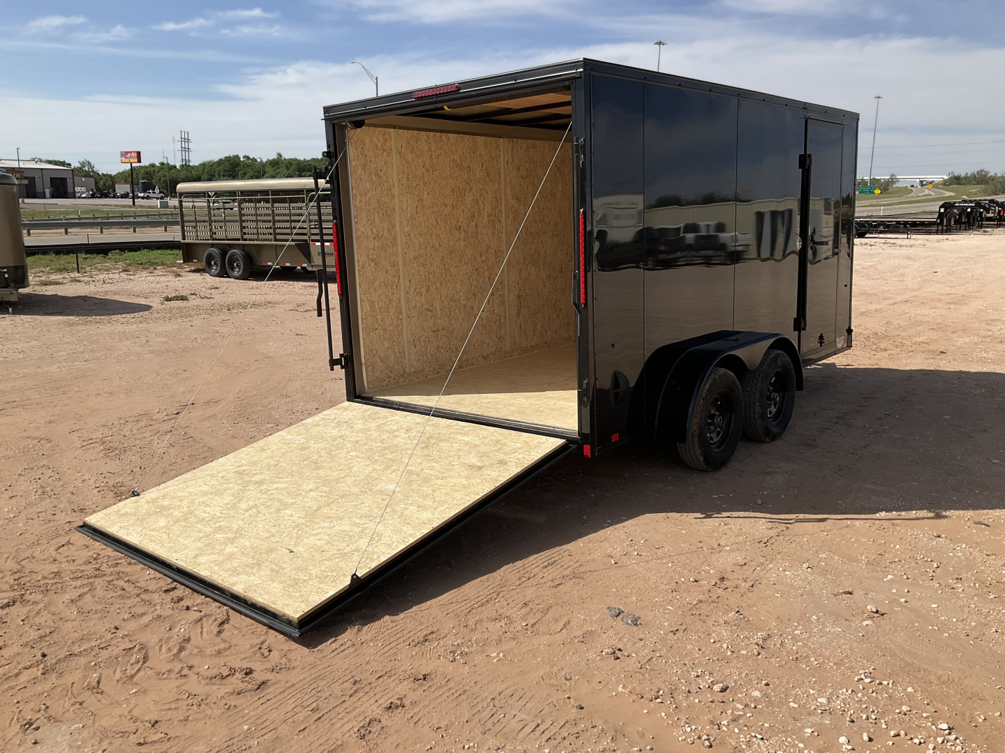 New 2025 Compass 7'x14' Enclosed Cargo Trailer - Indigo DLX