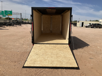 New 2025 Compass 7'x14' Enclosed Cargo Trailer - Indigo DLX