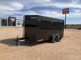 2025 Compass 7'x14' Enclosed Cargo Trailer - Indigo DLX