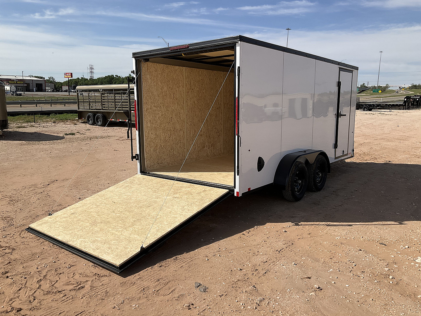 New 2025 Compass 7'x16' Enclosed Cargo Trailer - Indigo DLX