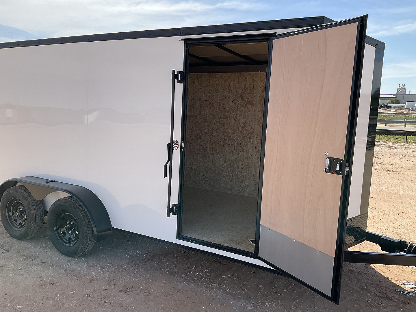 New 2025 Compass 7'x16' Enclosed Cargo Trailer - Indigo DLX
