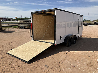 New 2025 Compass 7'x16' Enclosed Cargo Trailer - Indigo DLX