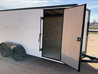 New 2025 Compass 7'x16' Enclosed Cargo Trailer - Indigo DLX