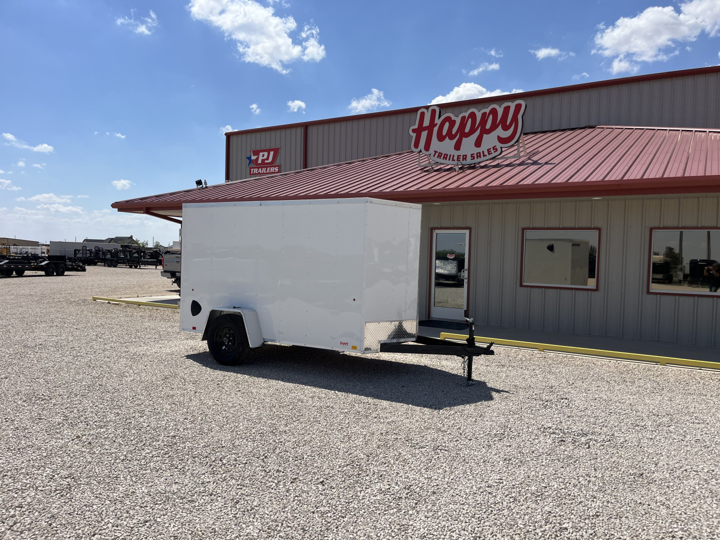 New 2025 Compass 5'x10' Enclosed Cargo Trailer - Indigo DLX