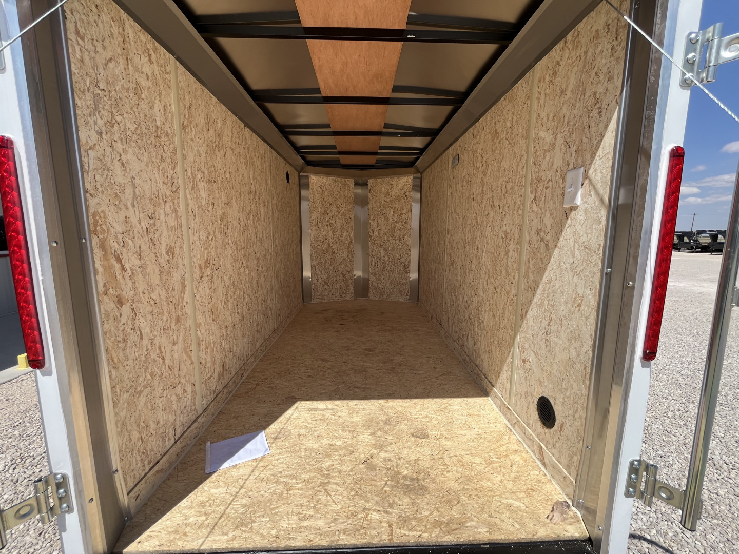 New 2025 Compass 5'x10' Enclosed Cargo Trailer - Indigo DLX