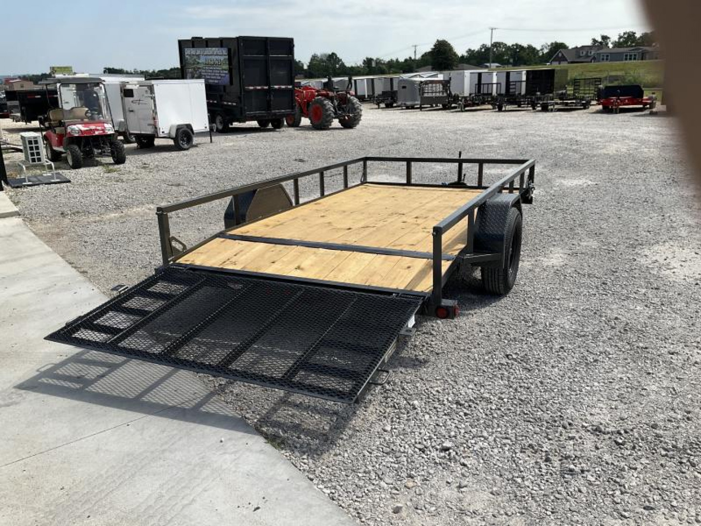 New 2024 Load Trail 77" x 12' Single Axle Utility Trailer