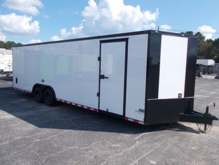 New 2026 ANVIL VANGUARD SERIES 8.5 X 32' RACE HAULER, TANDEM 7000lb AXLES, FLAT FRONT, (((COMING SOON)))