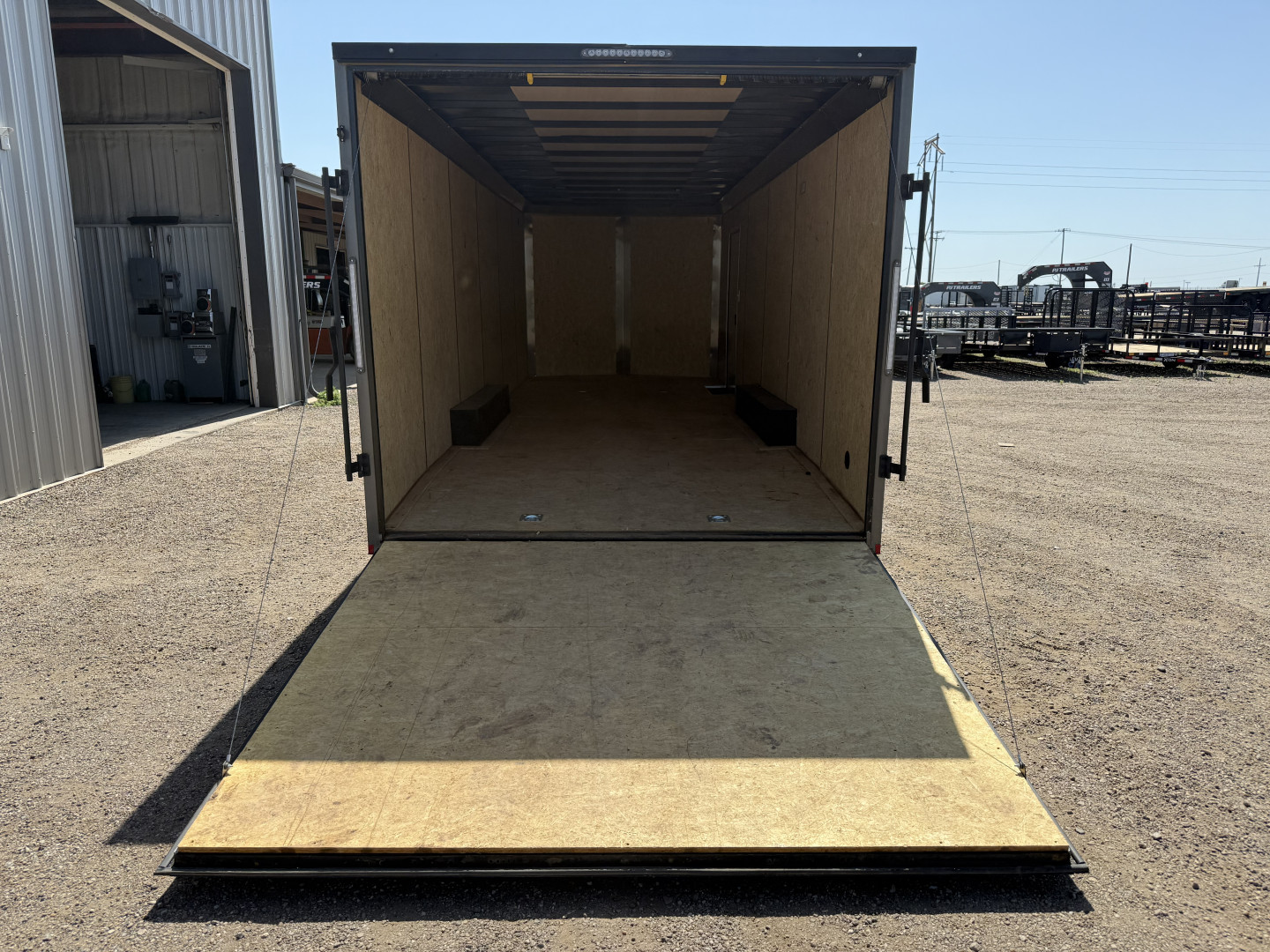 Used *USED* 2024 Compass 8.5'x24' Enclosed Cargo Trailer- Indigo