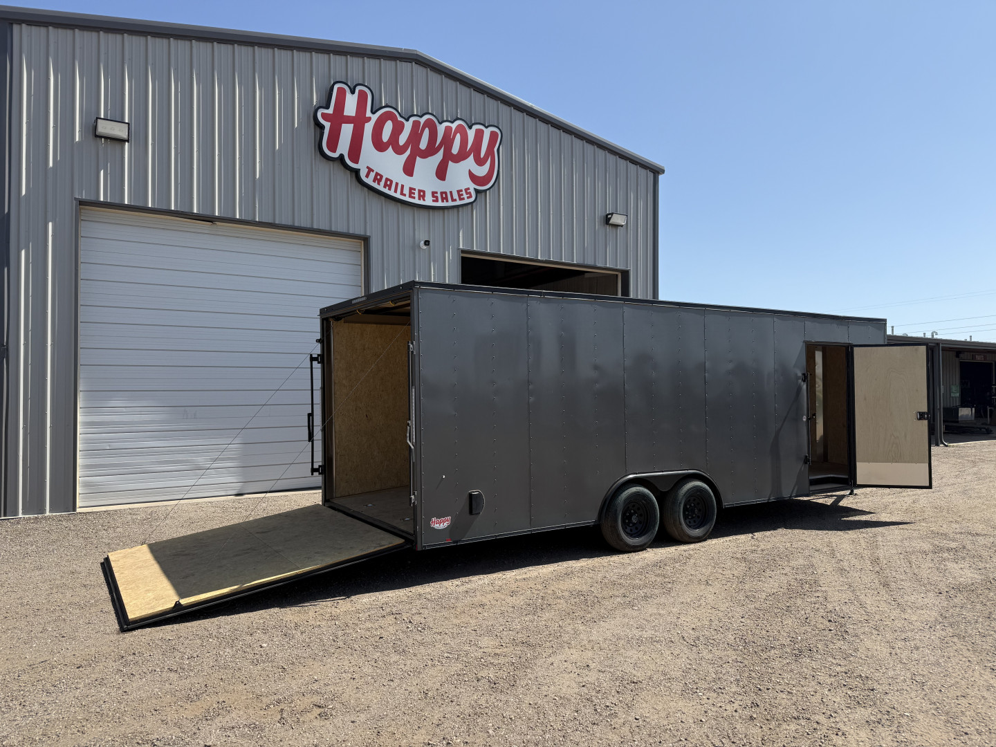 Used *USED* 2024 Compass 8.5'x24' Enclosed Cargo Trailer- Indigo