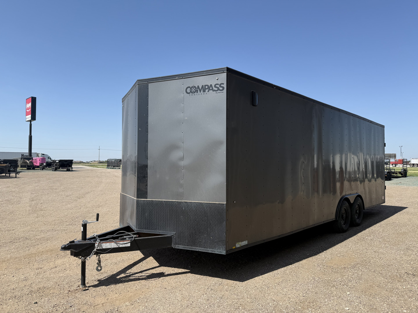 Used *USED* 2024 Compass 8.5'x24' Enclosed Cargo Trailer- Indigo